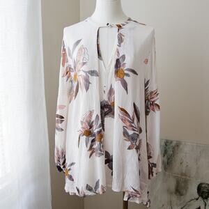 Free people Tree swing Bohemian Floral Dress size XS